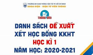 Danh Sách Học Bổng Hust Kỳ 1