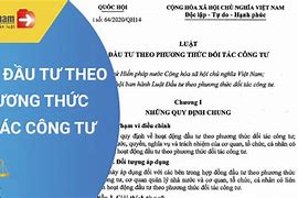 Luật Đầu Tư Công Mới Nhất